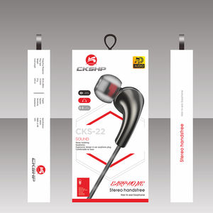 Onikuma Gaming Écouteurs électrostatiques intelligents 3.5mm Minuscule Casque de musique filaire futuriste avec micro XM6 pour enregistrement vocal - Product Image 2