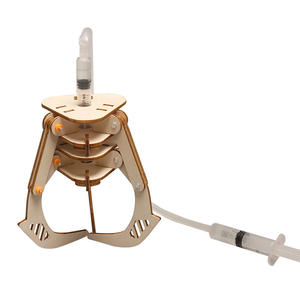Modèle d'assemblage <span class=keywords><strong>manuel</strong></span> en bois avec griffe mécanique hydraulique miniature pour expériences scientifiques et éducation <span class=keywords><strong>scientifique</strong></span> - Product Image 1
