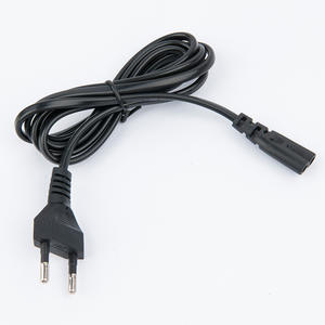 Kabel Daya 2 Pin Eropa OEM | Kabel listrik peralatan rumah tangga dengan colokan UE - Product Image 2