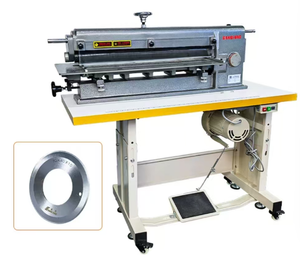 Machine de découpe de tissu en cuir de haute qualité 400W, machine à bande plate à aiguille unique pour éponge, moteur métallique - Product Image 2