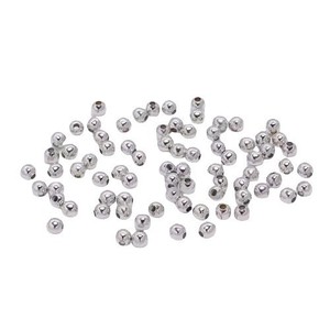 <b>Copper</b> Round Beads 18K Gold Plated Smooth Spacer Beads For <b>Bracelet</b> Making Jewelry Findings Components - Product Image 1