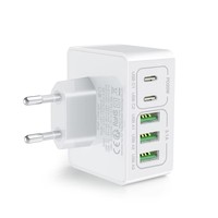 Chargeur mural multi-ports 35,5W 2C3A Chargeur rapide PD 5 ports Adaptateur de chargeur USB Type C CE UKCA RoHS pour téléphone portable tablette