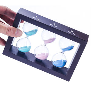 Temporizador de Arena Clásico de Madera para Té, 1, 2, 3, 5 Minutos, para Preparar Té, Accesorios de Cocina, Decoración Minimalista de Escritorio - Product Image 4