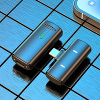 Neues Kabelloses Lavalier-Mikrofon mit Geräuschunterdrückung, Echtzeit-Überwachung, Mobilem Live-Streaming und Ladeetui für Ohrclip-Anwendungen