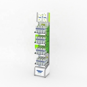 Chất lượng cao <span class=keywords><strong>4</strong></span>-Tier kim loại Vodka rượu <span class=keywords><strong>Rack</strong></span> hiển thị bán lẻ rượu vang kệ trưng bày đồ uống <span class=keywords><strong>Rack</strong></span> hiển thị với tùy chỉnh logo thương hiệu - Product Image 6