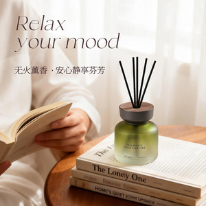 Flameless Rattan <b>Diffuser</b> High End Fragrance Long Lasting Scent Hotel Style Aromatherapy Ornament <b>For</b> Bedroom Bathroom - Product Image 2