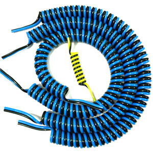 Toptan yüksek basınçlı PU ikiz geri tepme Spiral pnömatik hortum 8mm PU çok sıralı bobin tüp hava ve sıvı için - Product Image 2