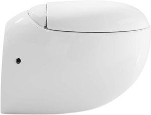 Inodoro de cerámica con forma de huevo <span class=keywords><strong>para</strong></span> colgar en la pared, aseo moderno, <span class=keywords><strong>para</strong></span> sala de estar, Chino - Product Image 5