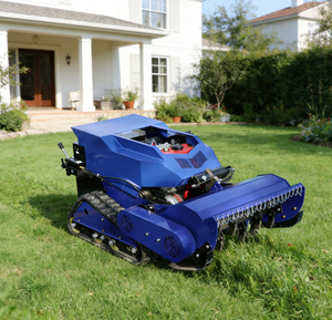 Tondeuse à gazon industrielle télécommandée diesel, robot agricole sur chenilles, débroussailleuse automatique à braquage zéro, vente chaude - Product Image 4