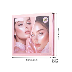 ชุดเครื่องสำอาง 3 in 1 ยอดขายดีที่สุด สำหรับตา ปาก และใบหน้า พาเลทอายแชโดว์ 24 สี ชิมเมอร์และแมท ติดทนนาน ใช้งานง่าย - Product Image 6