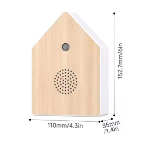 Yun vendita diretta della fabbrica di legno uccello canzone musica Box per giardino o bagno all'aperto uccello selvatico che canta forniture - Product Image 4