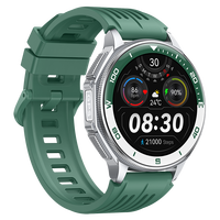 AMOLED rond scherm smartwatch met magnetische oplading, BT bellen, hartslag- & SpO2-slaapmonitor, wekker, 430mAh batterij