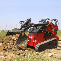 Nouveau Offre Spéciale Nuoman télécommandé skid steer chargeuse skid steer sur pistes mini chargeuse sur chenilles