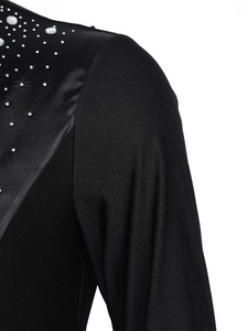 Body en satin à manches longues pour hommes pour la danse latine Performance sur scène patinage artistique sur glace danse de salon Tango <span class=keywords><strong>Samba</strong></span> Cha Cha - Product Image 4