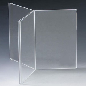 Giá Để Bàn Thực Đơn Hình Dạng Tùy Chỉnh Rõ Ràng Giá Để Danh Thiếp Bằng <span class=keywords><strong>Acrylic</strong></span> Khung Trưng Bày Bằng <span class=keywords><strong>Acrylic</strong></span> - Product Image 3