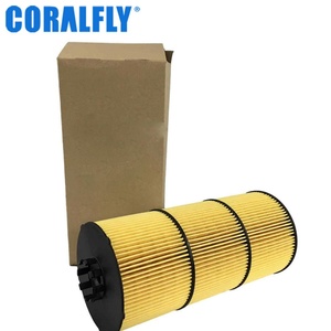 กรองน้ำมันเครื่องดีเซลสำหรับรถบรรทุกคุณภาพสูง CORALFLY OEM รุ่น LP5090A A4721800109 P7505 P551005 LF17511 DD13 DD15 DD16 - Product Image 6