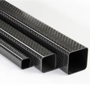 Customizing 3K Carbon Fiber Composite Square Tube 50mm 40mm 30mm 20mm 10mm