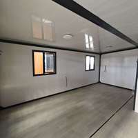 Casa Contenedor Expandible de Doble Ala, Plegable, Prefabricada, con Acabado de Madera, Casa Móvil, Casa Contenedor Expandible Prefabricada