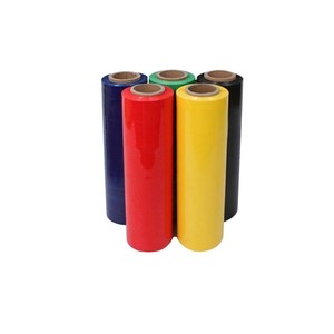 Jiangsu <span class=keywords><strong>Xing</strong></span> Ya Plastics Technology Co Ltd Película elástica negra Rollo de mano Envoltura de paleta opaca Rollo Jumbo Línea de color Película elástica - Product Image 1