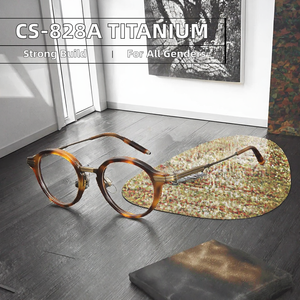 High Pure Titanium Optical Frame Good Quality Oval <strong>Glasses</strong> for <strong>Men</strong> and Women Stylish <strong>Titan</strong> Eyewear Frames - Product Image 3