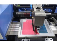 Rouleau de machine d'impression d'écran de ruban à grande vitesse à rouler l'équipement d'impression multicolore pour la bande de sangle de polyester de nylon de satin