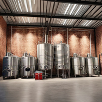 Cuve de fermentation de vin rouge en acier inoxydable de 10 000 L avec pompe intégrée et couvercle hermétique, prête à être expédiée