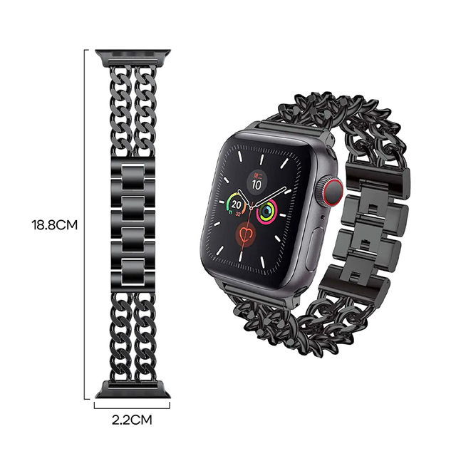 2025 Luxury Alloy Quick Release Band for Apple Watch Series 9/8/7 20mm with Magnetic Clasp Smart Watch Bands