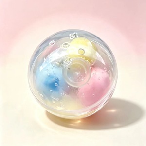 Bolas Crujientes de Cristal Tangyuan Hechas a Mano, Juguete Creativo para Aliviar el Estrés con Sabor a Fresa y Chocolate - Product Image 3