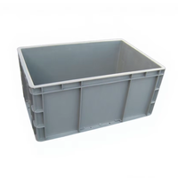Caisse en plastique empilable, colorée, durable, écologique, étanche, de taille automobile, conforme aux normes européennes, 600*400*280mm