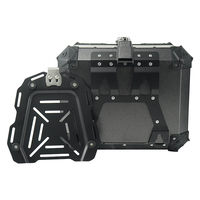 Boîte de queue en alliage d'aluminium de moto F2-MOTO 45L adaptée au boîtier supérieur étanche de scooter de locomotive pour moto