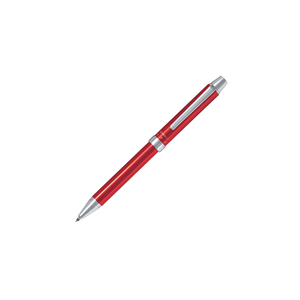 ปากกาอเนกประสงค์อะลูมิเนียม BTHE-1SR 2 สี หัวบอล 0.7 มม. ดินสอกด 0.5 มม. แบบหมุนคลิก 9 สีเมทัลลิก - Product Image 5