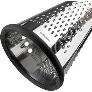 In stile classico in acciaio inox grattugia formaggio e grattugia vegetale con manico in legno sicuro certificato FSC - Product Image 5
