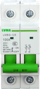 Bộ ngắt mạch thu nhỏ LMBG-125 lvma 1P 2P 3P 4P công tắc cách ly 32A 63A 100A 125A ngắt điện áp thấp - Product Image 5
