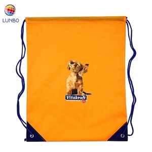 Mochila de Organza Ecológica Mediana con Estampado de Dibujos Animados por Transferencia Térmica, Personalizada para Promociones, con Asa de Cuerda de Poliéster 210D No Tejido - Product Image 4