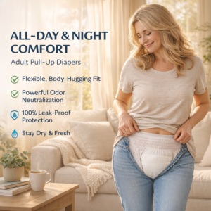 Pañales para Adultos OEM, Pañales Tipo Pantalón para Adultos, Calidad Premium, Suaves y Secos, Fabricante Chino, Muestras Gratis, Cuidado para Adultos Insoftb - Product Image 2