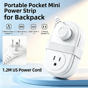 Station d'alimentation portable industrielle Blueshark BST Mini avec gestion des câbles en silicone 10A, 2 prises CA, 2 ports USB, 1 port USB-C à charge rapide - Product Image 5