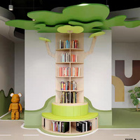 Ensemble de meubles Montessori pour enfants en bas âge, garderie, crèche, bibliothèque en bois en forme d'arbre, bibliothèque pour la chambre, maternelle, école maternelle, centre de bibliothèque