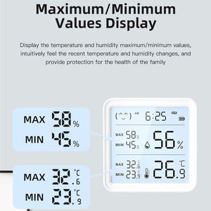 TY-TH08por Tuya Wifi para Hogar Inteligente, Higrómetro con Retroiluminación, Termómetro, Sensor de Temperatura y Humedad, Control Remoto por Aplicación - Product Image 6