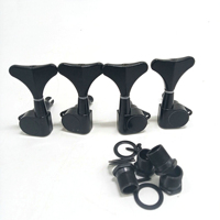 Chevilles de réglage de basses en métal, accessoires de tête de machine de guitare électrique, style fermé, vente en gros, 2R2L,