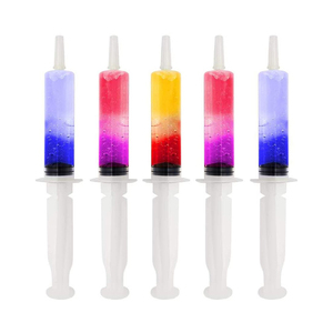 Vasos de chupito de plástico transparente de 60 ml, estilo americano, para fiestas, bares, de calidad alimentaria, de pequeña capacidad, tipo jeringa. - Product Image 5