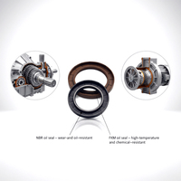 Joint d'étanchéité à double lèvre TC résistant à l'usure R23 pour pompes hydrauliques et équipements industriels