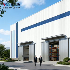 Edificio de Estructura de Acero Prefabricado de Gran Envergadura, Personalizado para Fábrica, Centro Comercial o Taller, con una Vida Útil de 50 Años, Diseño Industrial - Product Image 1