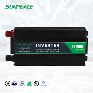 Convertisseur de courant solaire AC/DC 600W-5000W 220V/230V/240V 12V/24V/48V avec onde sinusoïdale pure double automobile - Product Image 1