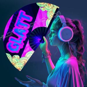 Bamboo Hand <b>Fan</b> with Engraved Logo Portable Folk Art Painted <b>Wedding</b> Party Favors Return Promotion Gift with Customizable Design - Product Image 6