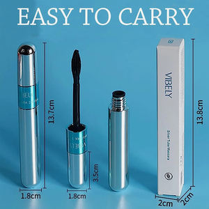 Vibely <span class=keywords><strong>Mascara</strong></span> 5x plus long imperméable 2 en 1 4D fibre de soie Lash <span class=keywords><strong>Mascara</strong></span> longue durée allonger Extra Volume cils <span class=keywords><strong>Mascara</strong></span> maquillage - Product Image 6