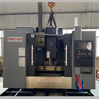 Centre d'usinage vertical CNC 5 axes haute performance VMC1050, avec broche taïwanaise haute vitesse pour l'usinage des métaux