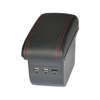 Tyypeor — accoudoir en cuir PU universel, boîte de poignée de voiture ABS, conteneur de tasse, accessoires