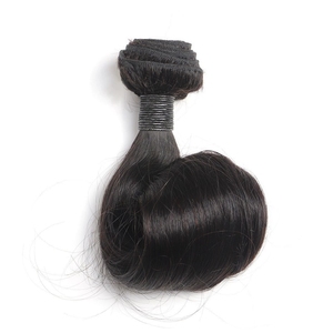 Lots de Cheveux Humains Bouclés Double Drawn Personnalisés en Gros, Cheveux Brésiliens Fumi Pixie Rose, <span class=keywords><strong>Tissage</strong></span> de Cheveux Naturels Noirs Faits à la Machine - Product Image 2