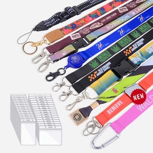 Lanière de cou promotionnelle personnalisée avec logo du fabricant, en nylon, impression sérigraphique, écologique, pour événements - Product Image 2