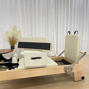 <span class=keywords><strong>Reformer</strong></span> <span class=keywords><strong>Pilates</strong></span> in Legno d'Acero, Design Durevole per Uso Domestico e Commerciale, Macchina per Studio di <span class=keywords><strong>Pilates</strong></span> - Product Image 5